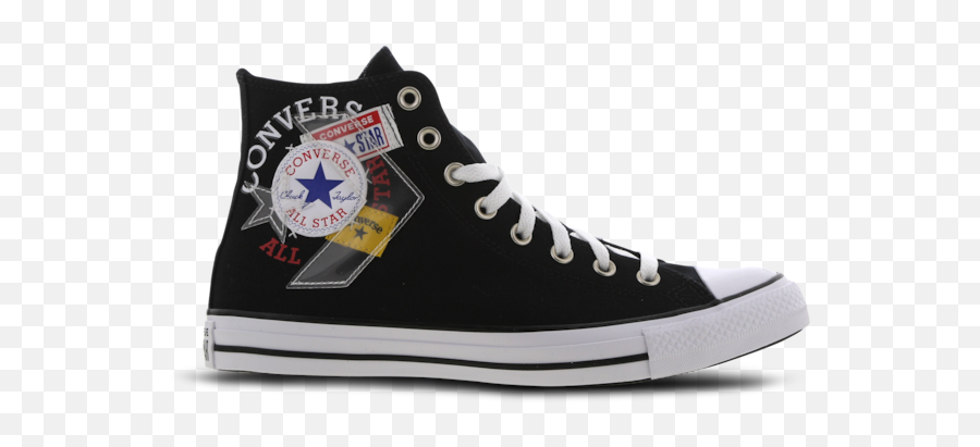 Converse Chuck Taylor All Star High - Converse Chuck 70 Black Png,Converse All Star Logos