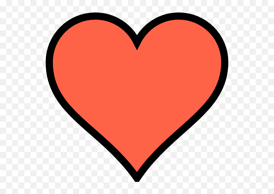 Free Orange Heart Transparent Download Clip Art - Green Heart Png Hd,Transparent Heart Emojis