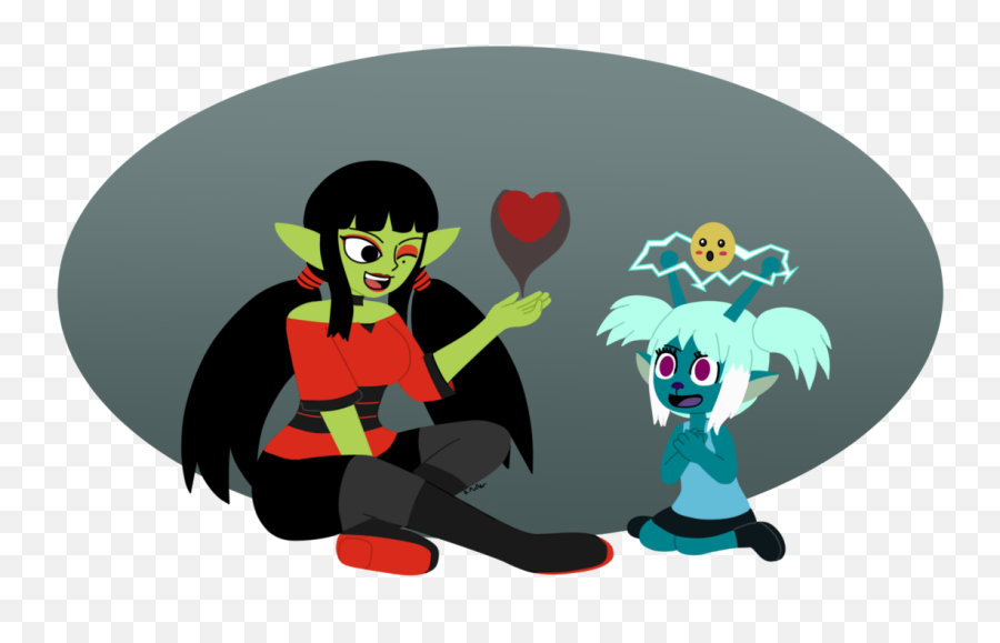 One Of Her Many Explorations Jackie - Samurai Jack Alien Emoji Png,Samurai Jack Png