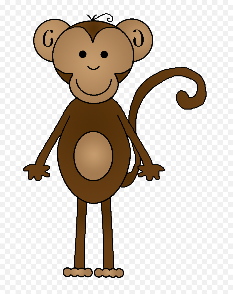 Monkey Clipart Transparent - Transparent Monkey Clipart Png,Monkey Transparent Background