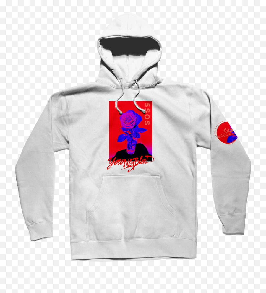 Rose Hoodie U2013 Official 5sos Store - Us 5 Seconds Of Summer Youngblood Merch Png,5sos Png