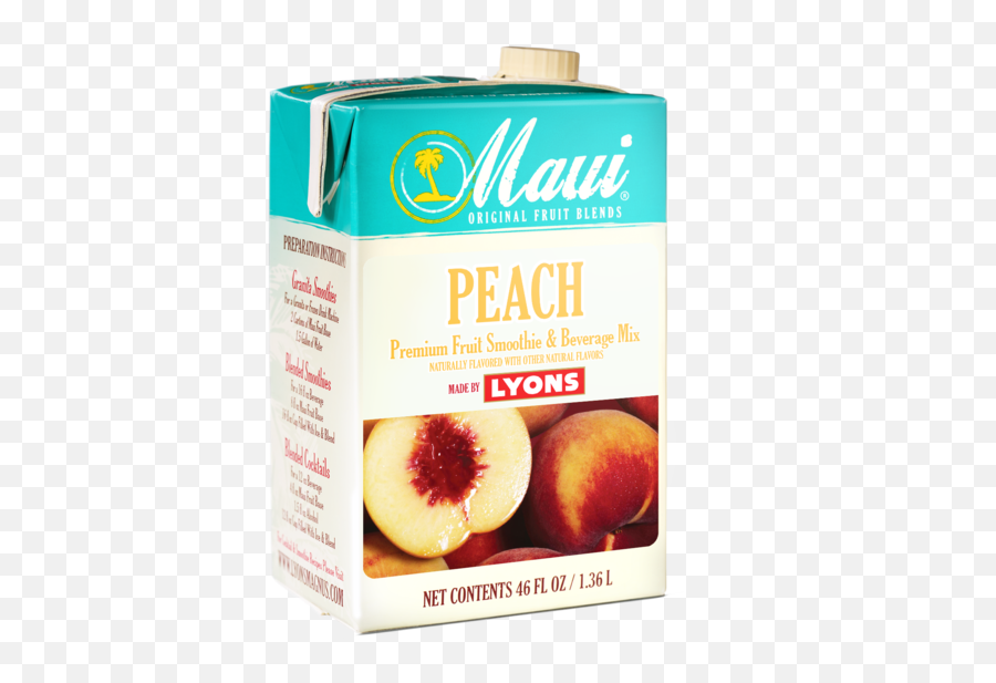 Maui Peach Smoothie Mix - Crafted Beverages Cocktails Maui Peach Smoothies Png,Peach Transparent