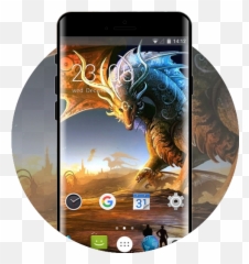 Micromax Canvas Free Android Theme - Mythical Dragon King png