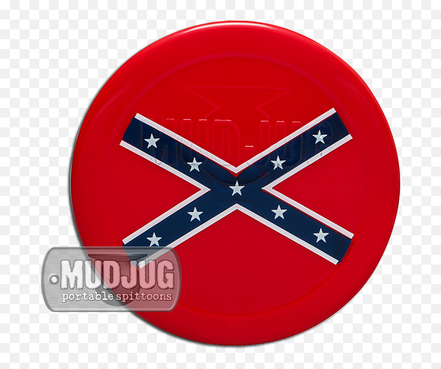 Download Can Lid - Confederate Flag Png,Rebel Flag Png