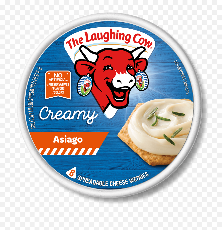 The Laughing Cow Creamy Asiago - Cheese Is Laughing Cow Png,Cheese Wedge Icon