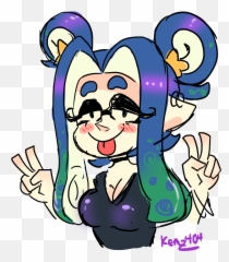 Kenztron Twitter New Oc Inkling Inklinggirl - Fictional Character png