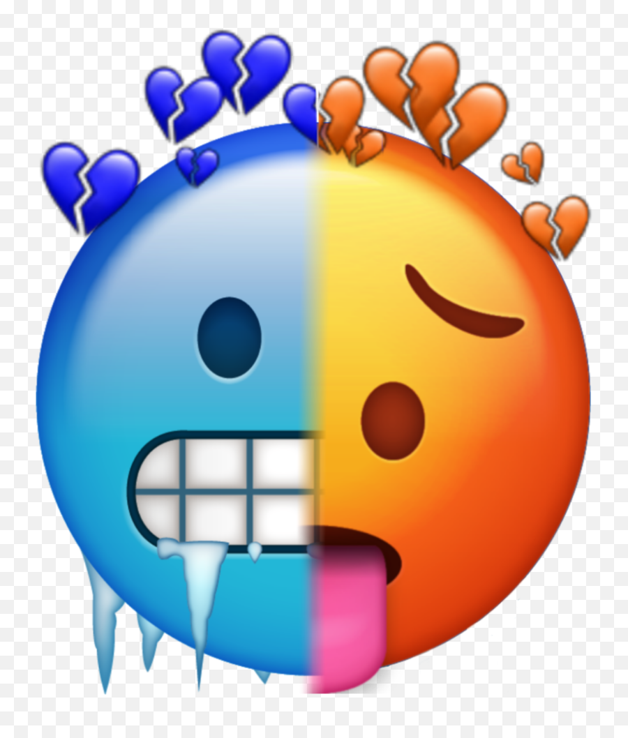 Emojiiphone Emoji Iphone Chaud Froid Sticker By Stpock - Happy Png ...