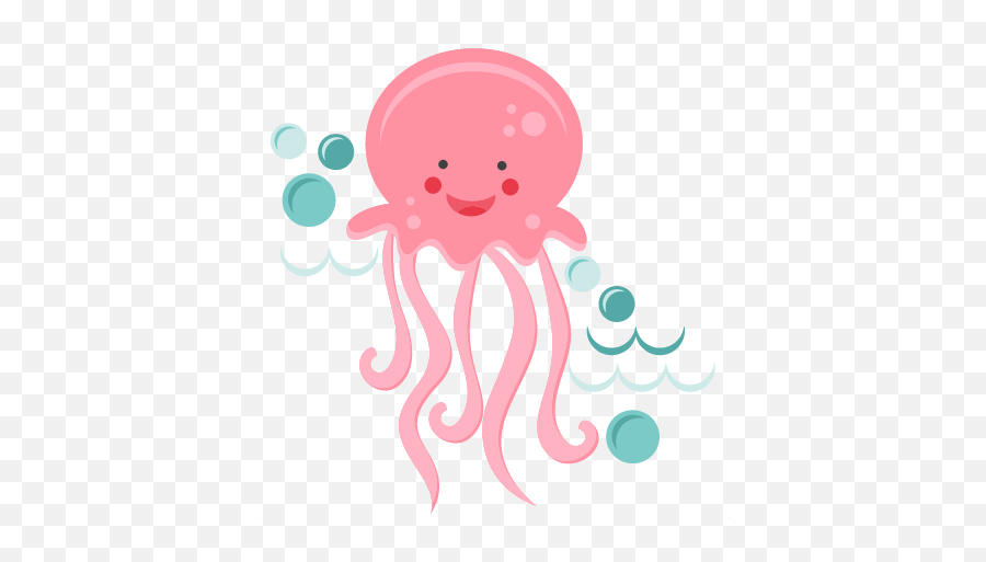 Jellyfish Svg Transparent U0026 Png Clipart Free Download - Ywd Cute Clip Art Jellyfish,Transparent Jellyfish