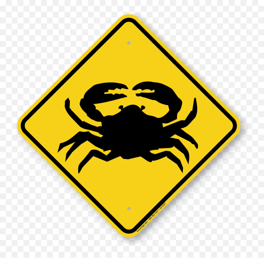 Animal Crossing Road Sign Crab - Crab Crossing Sign Png,Crab Icon