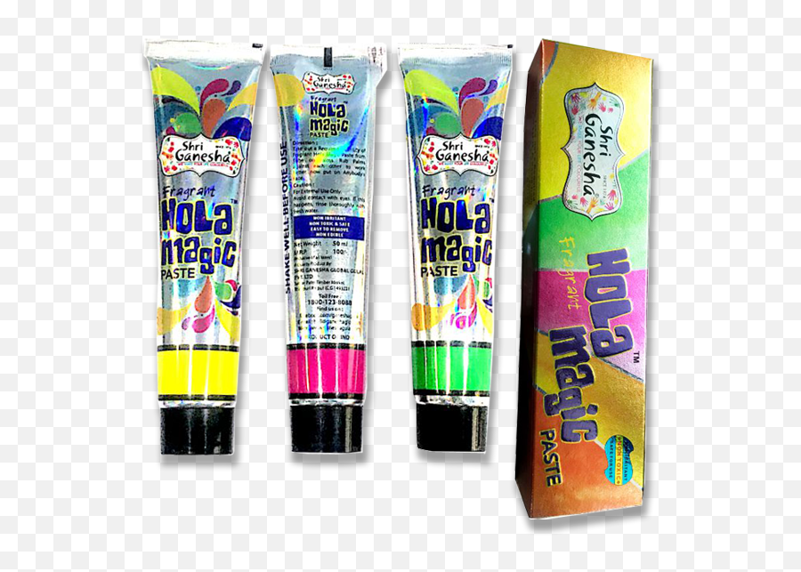 Download Play Holi In A Unique Style With Hola Magic Paste - Lip Gloss Png,Hola Png
