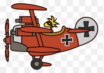 Goggles Clipart Aviation - Red Baron Plane Snoopy Png Woodstock