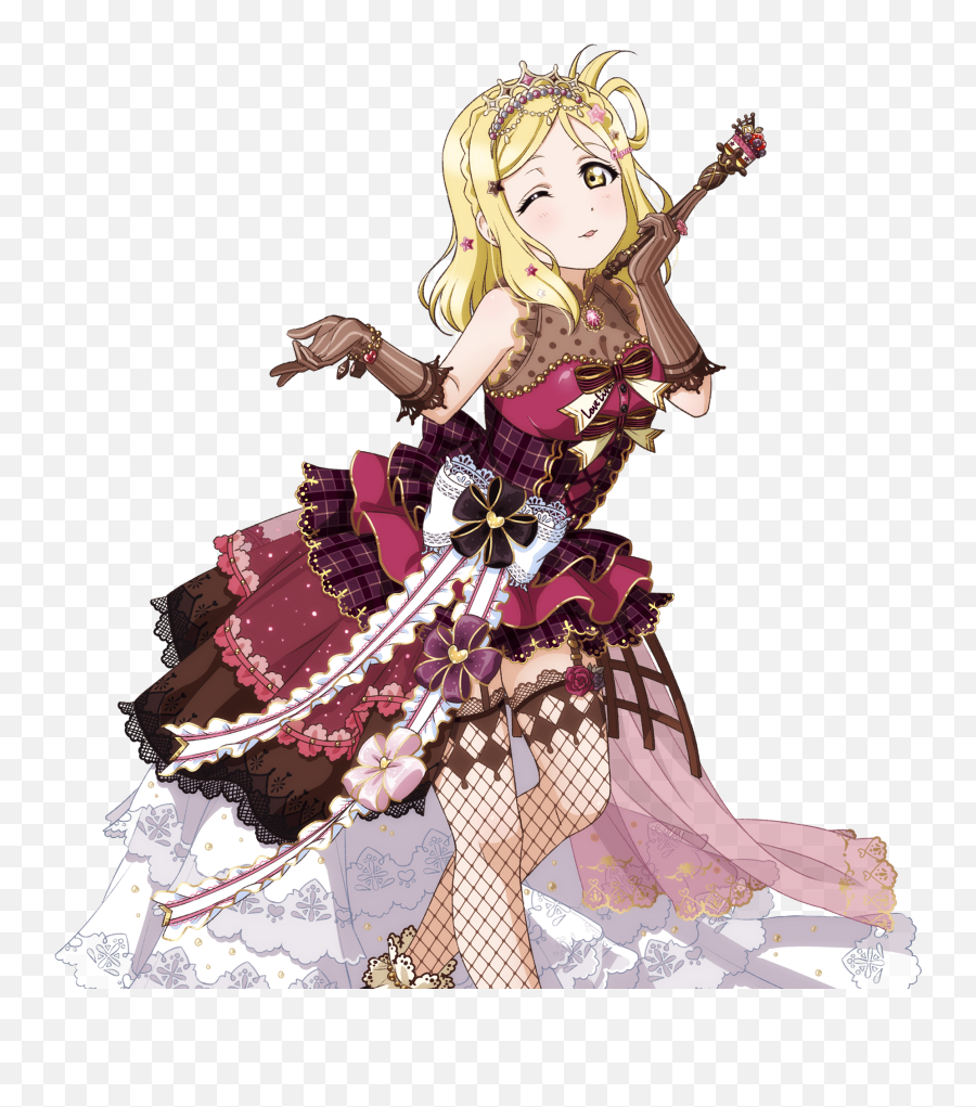 Love Live Sunshine Ohara Mari Dress Fishnets Stockings - Transparent Mari Ohara Png,Love Live Png