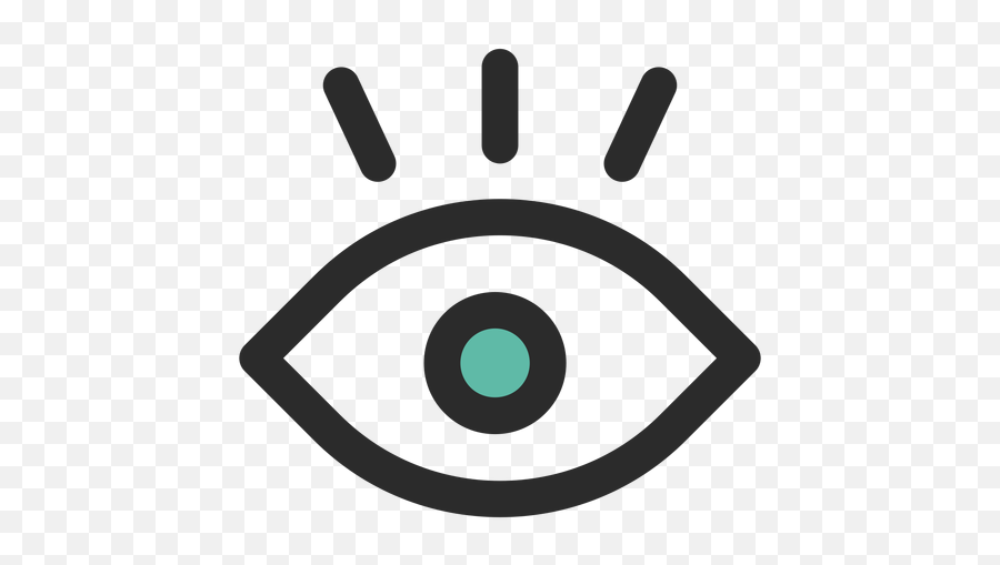 Surveillance Eye Colored Stroke Icon Ad Aff - Eye Icon Colored Png,White Eye Icon