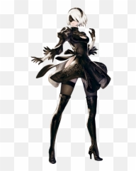 Nier Automata 2b Png - Concept Art