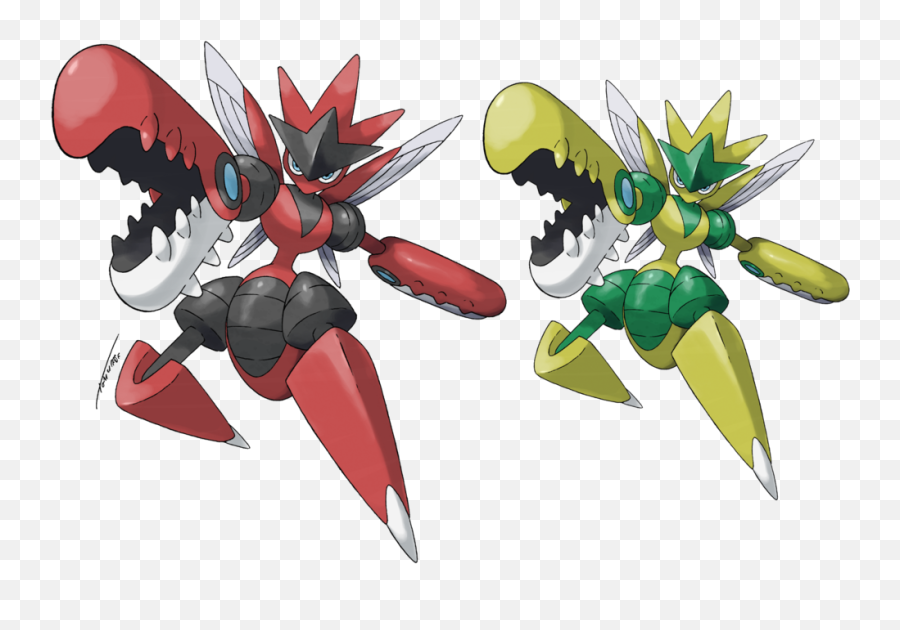 Mega Scizor Png 8 Image - Pokemon Shiny Mega Scizor,Tyranitar Png