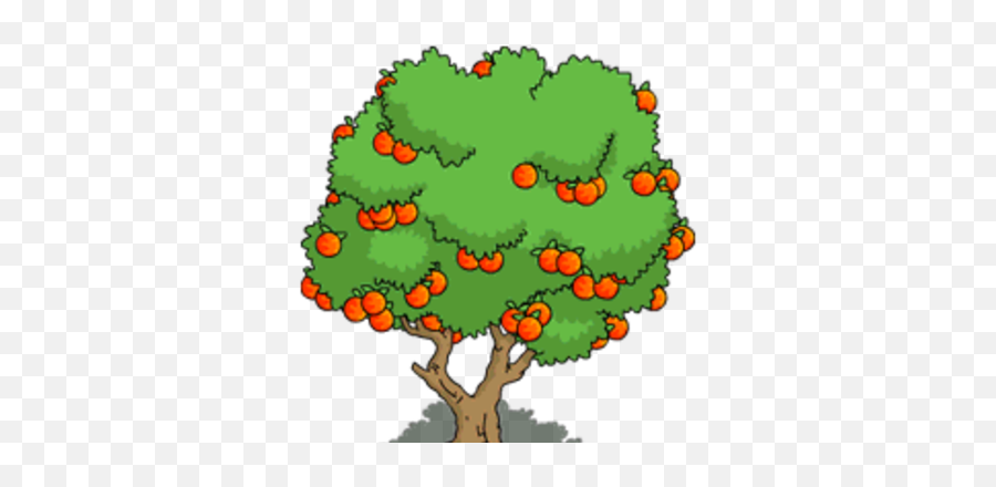 Tapped Out - Simpsons Trees Png,Orange Tree Png