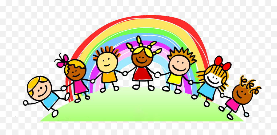 Kids Transparent Background Rainbow Clipart - Kids Clipart Png,Child Transparent Background