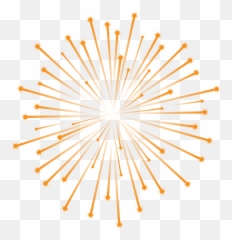Free Png Fireworks Gold