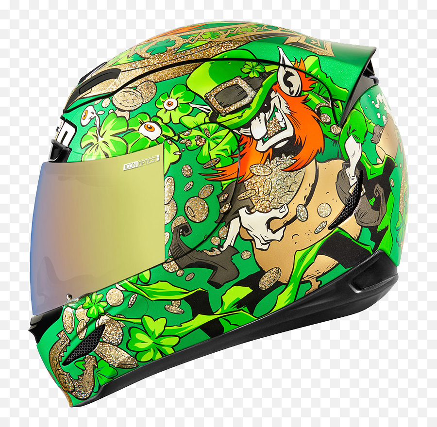 Icon Airmada U2013 Motorcycle Mall - Icon Airmada Lepricon Helmet Png,Icon Variant Helmet