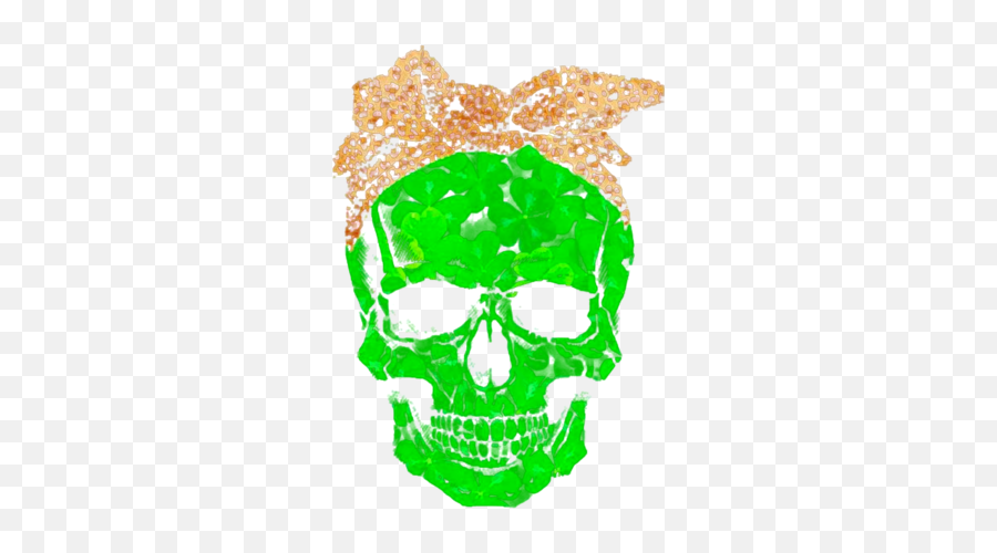 St Patrick Day Skull Leopard Shirt - Scary Png,Team Skull Icon