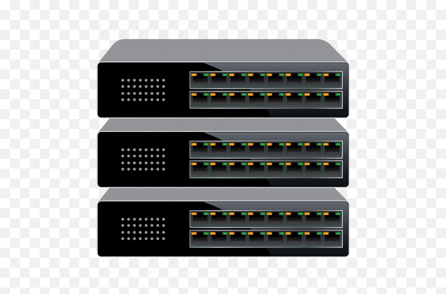 Array Computing Connection Hosting Hub Internet Modem - Server Switch Icon Png,Network Switch Icon