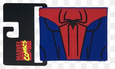 Marvel Spiderman Wallet - Spidey Symbol Suit Pattern png