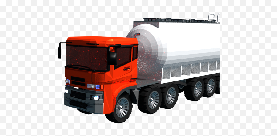 Oil Truck 3 D Modelling Images With - Trailer Truck Png,Truck Transparent Background
