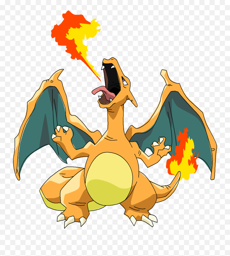 Render Pokemon Dracaufeu Png 18176 - Free Icons And Png Charizard Clipart,Anime Fire Png