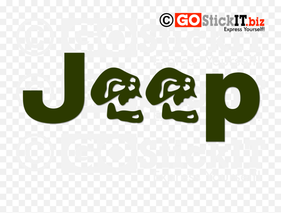 Jeep Logo Skulls Vinyl Decal - Decal Png,Jeep Logo Images