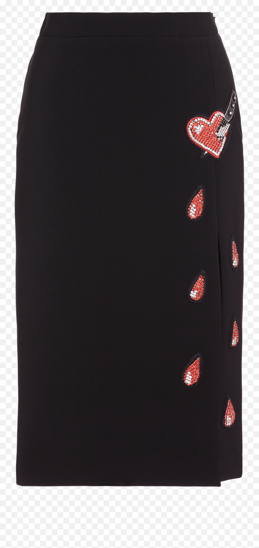 Bleeding Heart Crepe Skirt - Pencil Skirt Png,Bleeding Heart Png