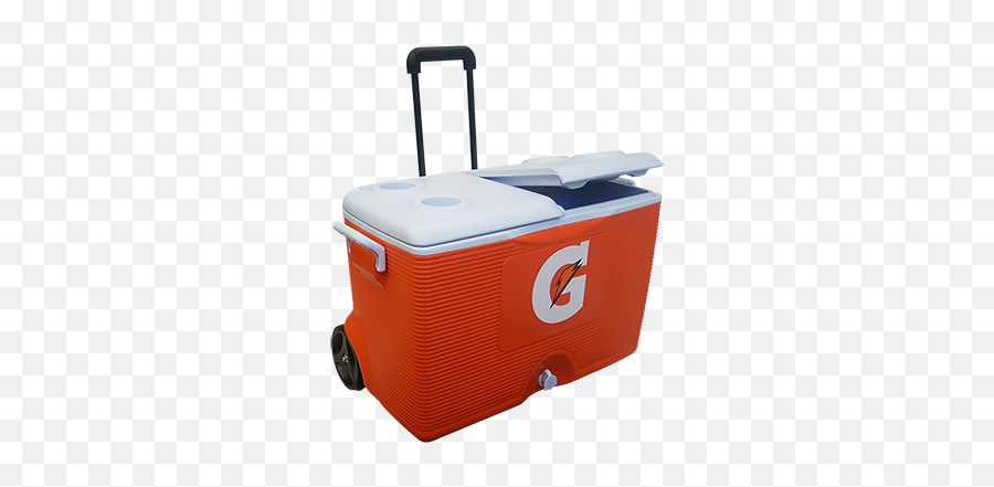 Gatorade 60 Qt Wheeled Ice Chest W Handle - Gatorade Cooler On Wheels Png,Gatorade Png