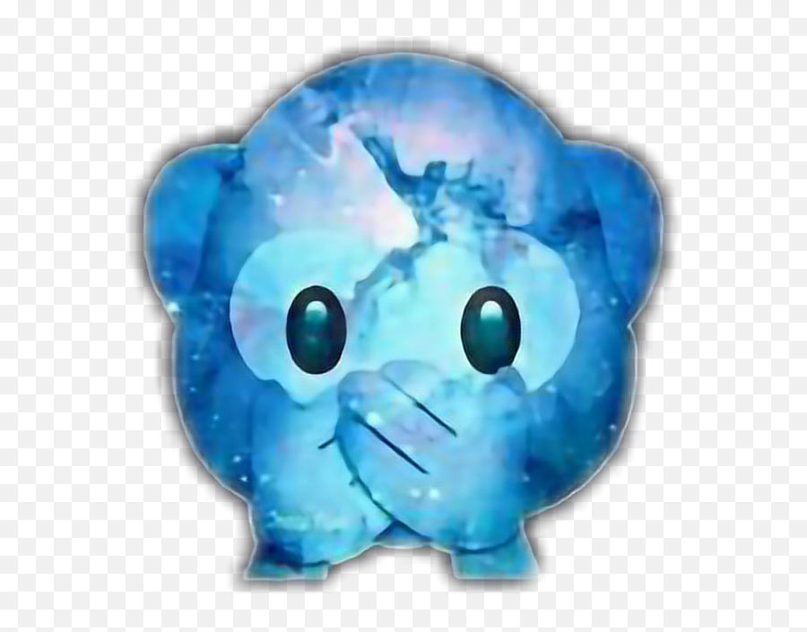 Emoji Monkey Png - Blue Monkey Galaxy Star Emoji Black Galaxy Cute Monkey Emoji,Star Emoji Png