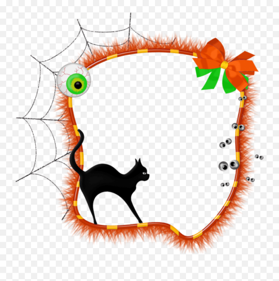 Free Halloween Frame Transparent Download Clip Art - Halloween Frame With Transparent Background Png,Halloween Png Transparent