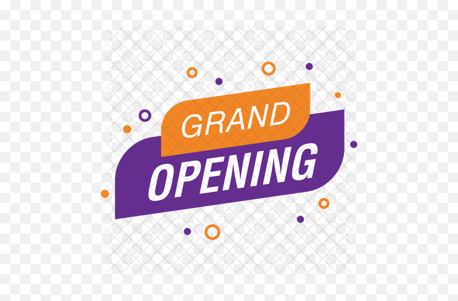 Grand Opening Icon Of Flat Style - Grand Opening Design Png,Grand Opening Png