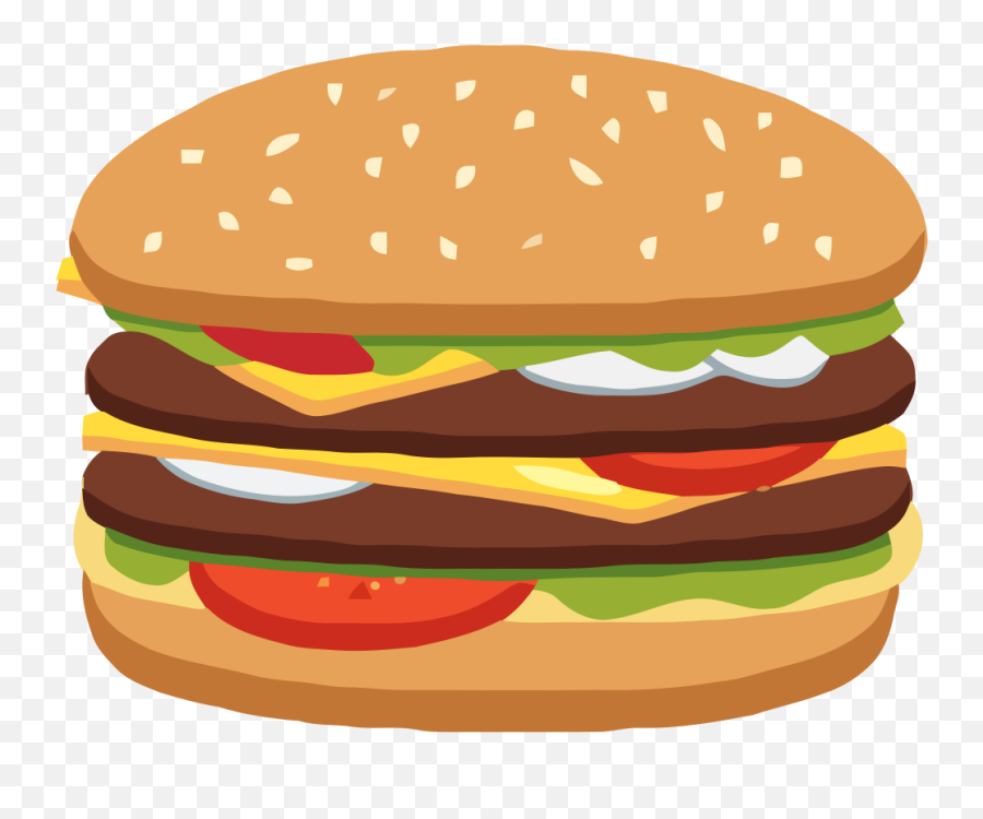 Onlinelabels Clip Art Hamburger Png - Cheeseburger,Hamburger Png