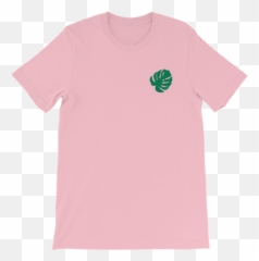 Embroidered Monstera Leaf T - Shirt Don T Spread On Me Png,Monstera Leaf Png