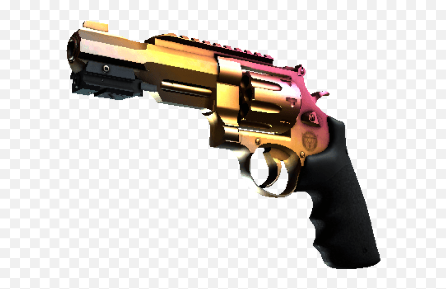 Download Hd Free Png Arme Csgo Images - R8 Revolver Amber Fade,Csgo Knife Png