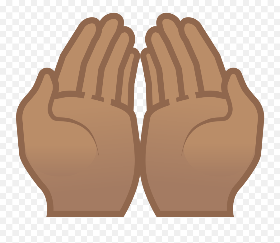 Palms Up Together Medium Skin Tone Icon Noto Emoji People - Brown Cupped Hands Png,Palms Png