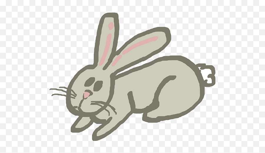 Funny Easter Bunny Clipart - Easter Doodle Png,Easter Bunny Png
