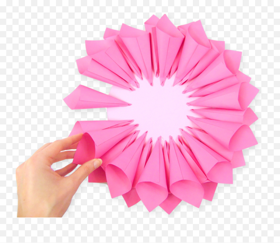 Paper Flowers Png - Como Hacer Flor Dalia De Papel,Paper Flower Png
