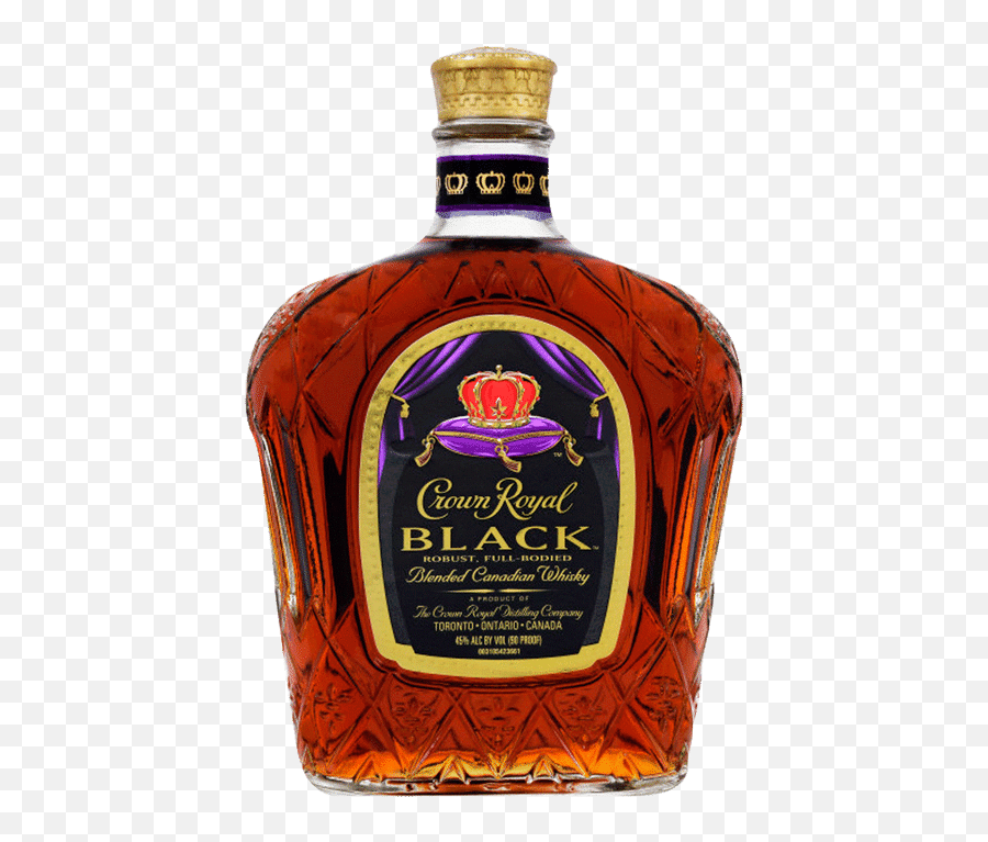 Black Blended Canadian Whisky - Crown Royal Black Label Png,Crown Royal Png