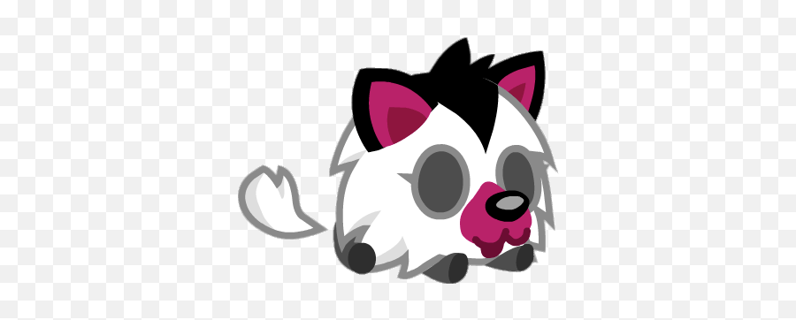 Musky Husky Sleeping Transparent Png - White Fang Gif Moshi Monster,Husky Transparent Background