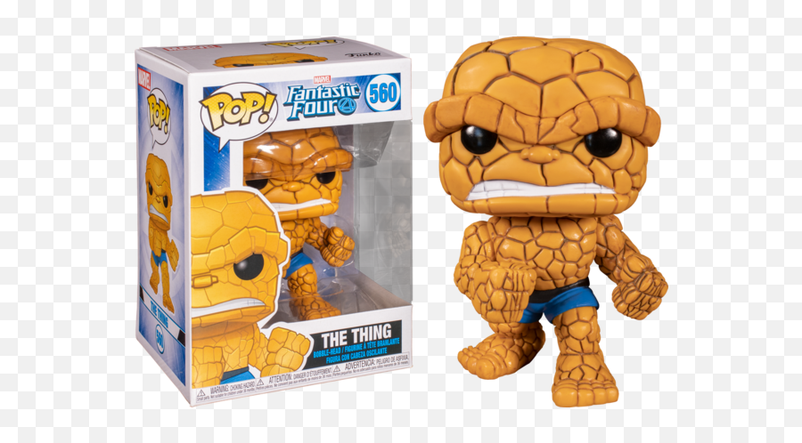 Fantastic Four Funko Pop The Thing 560 - Funko Pop Fantastic Four The Thing Png,The Thing Png