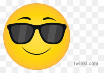 Cool Emoji General Sunglasses Confident Emotions Icons - png