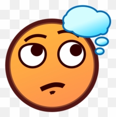 Thinking Face Emoji For Facebook Email U0026 Sms Id 12244 - png