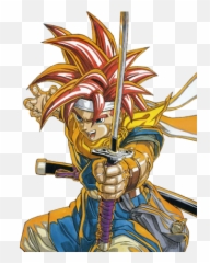 Crono Vs Oot Link Chrono Trigger Legend Of Zelda - Chrono Trigger Crono Png,Chrono Trigger Logo