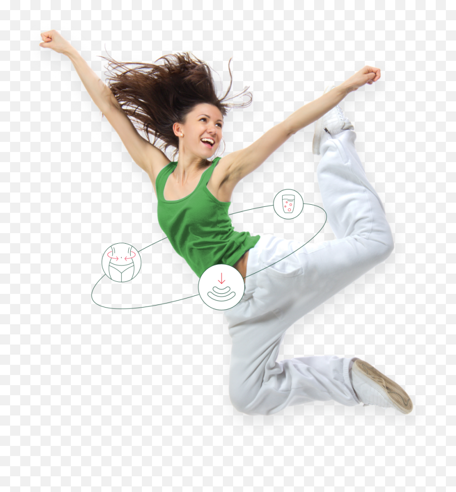 Download A Healthy Young Woman With Regular Digestion - Jumping Png,Jumping Png