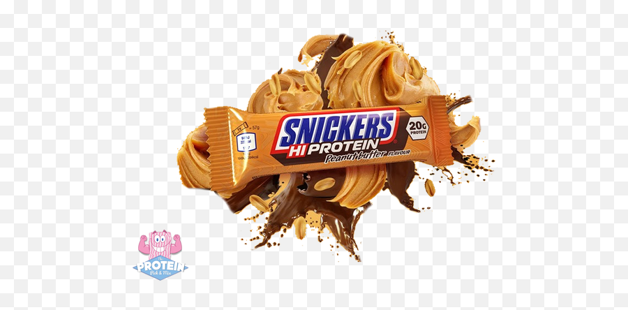 Snickers Peanut Butter Hi - Protein Bar Snickers Hi Protein Peanut Butter Bars Png,Snickers Logo