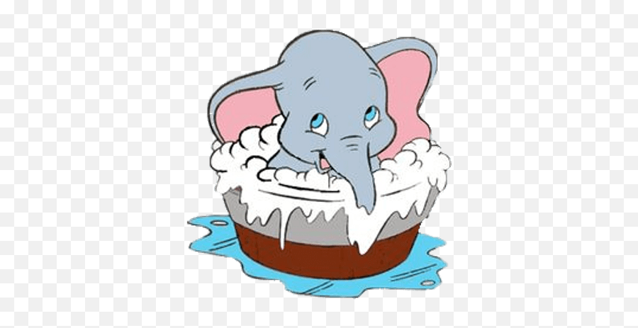 Dumbo In Bath Tub Transparent Png - Dumbo Png,Dumbo Png