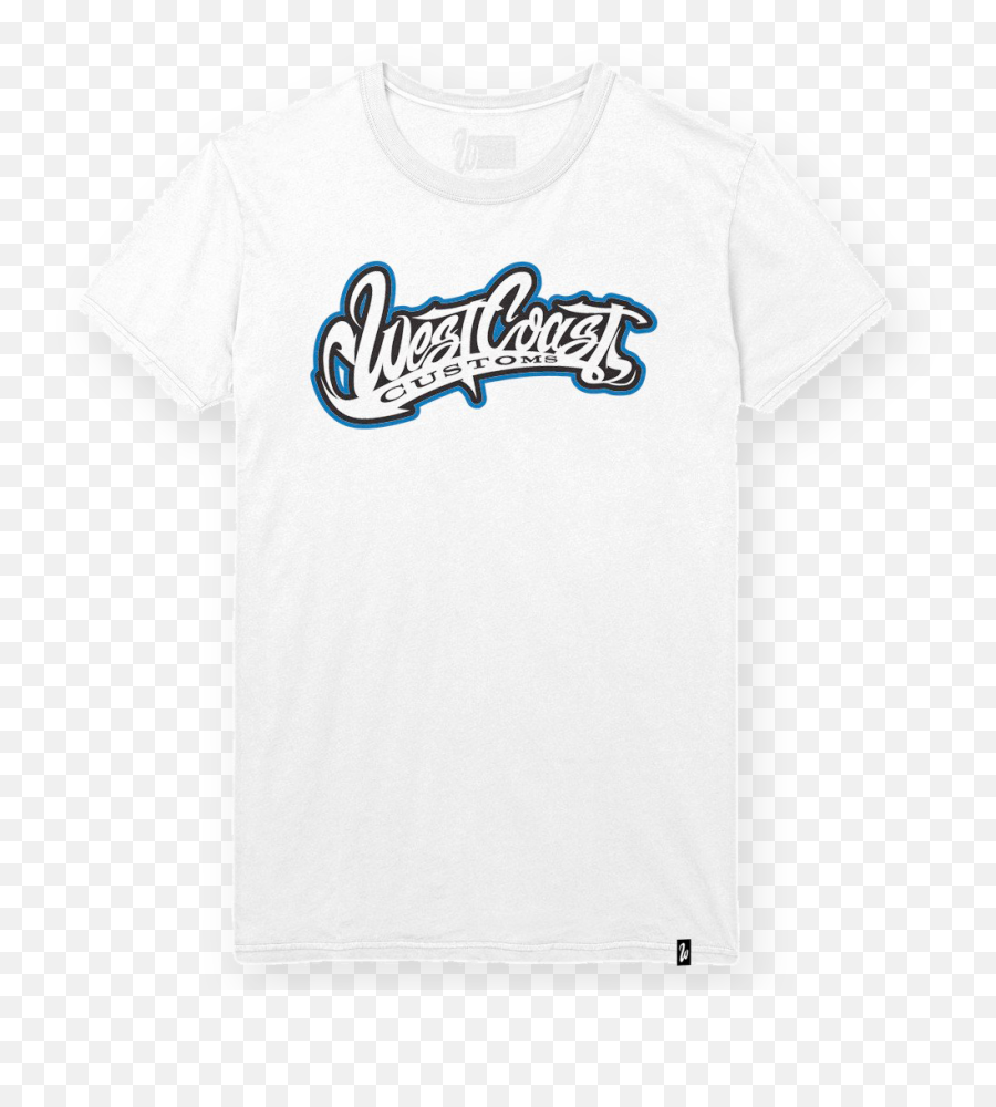 Download Hd Original Logo White Tee - West Coast Customs Png,West Coast Customs Logo